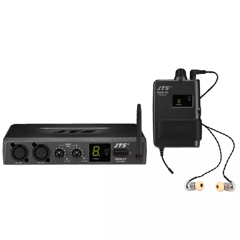 JTS - SIEM-2T/SIEM2R+IE-1 - In-Ear Monitoring System UHF 518-542MHz