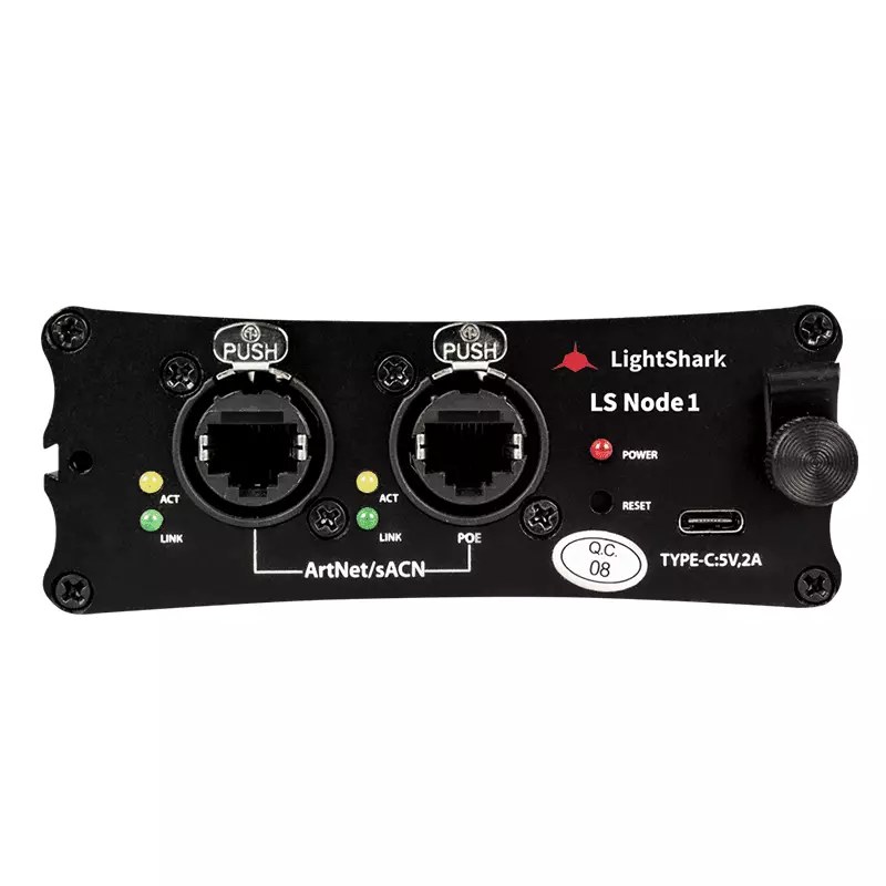 Lightshark - LSNODE2 - DMX512 XLR5 2x Input/Output Node