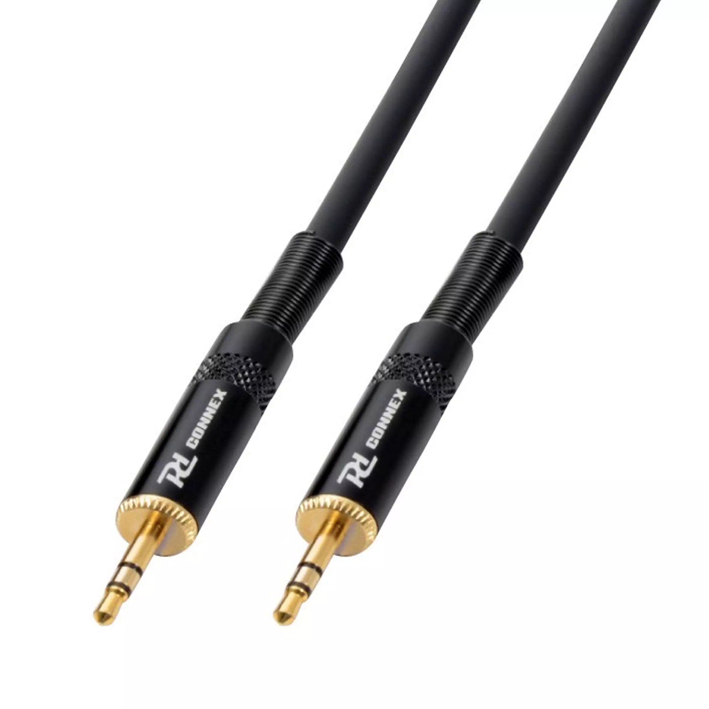 Power Dynamics Connex - PDC CX88-1 SIGNAL LEAD 3.5MM STEREO MALE – 3.5MM STEREO MALE 1.5M