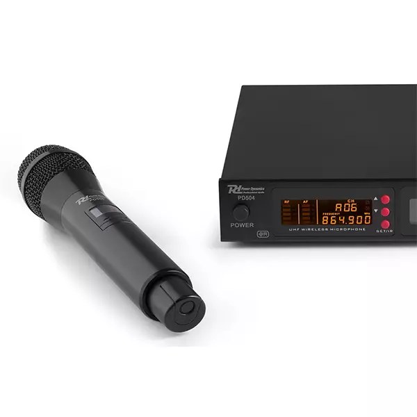 Power Dynamics - PDM PD504H QUAD HANDHELD MICROPHONE UHF 826.300/831.200MHz/863.000/865.000MHz — view 4