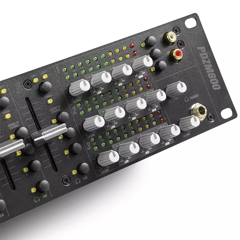 Power Dynamics - PDZM800 - Music Mixer 3 Zone 7CH — view 6