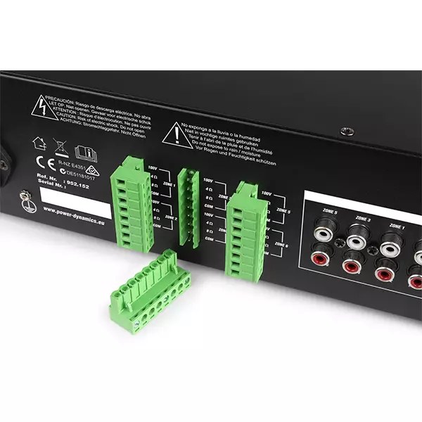Power Dynamics - PDM PRM606 - 100V Mixer Amplifier 360W USB/SD/BT 6 Zone — view 6