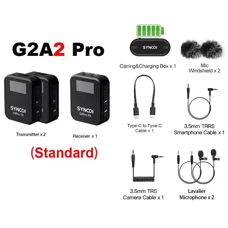Synco Audio - SYNCO WAIR-G2(A2) Mega Microphone Set — view 2