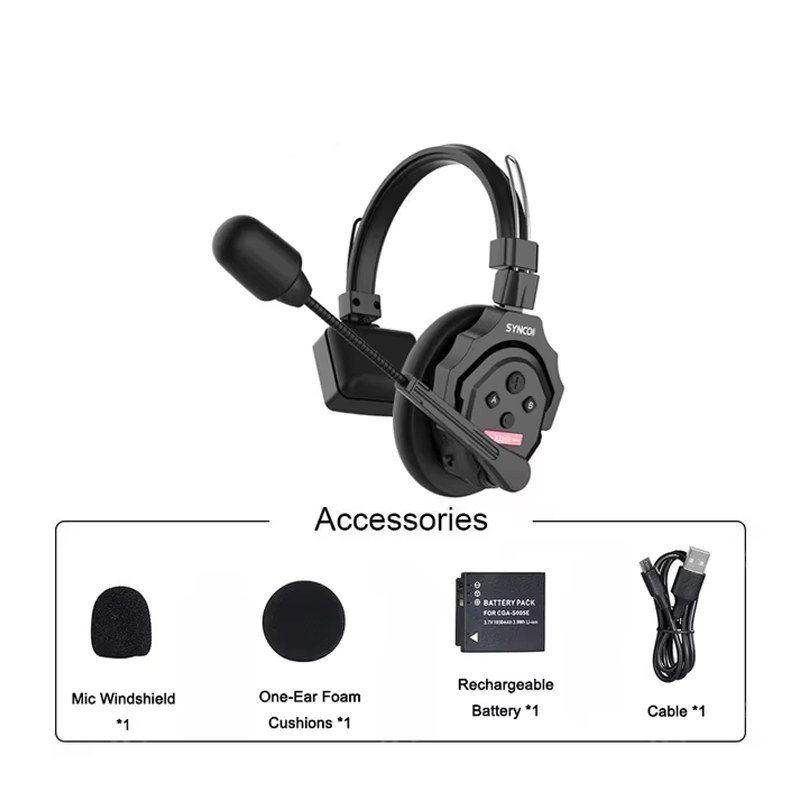 Synco Audio - XTALKPROX1 - 1 Piece Headset Intercom Slave
