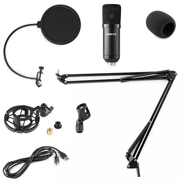 Vonyx - CMS300B STUDIO USB MICROPHONE SET