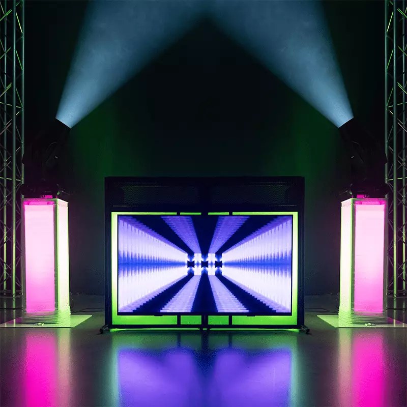 Vonyx DB6 PRO DJ BOOTH WITH TV BRACKET 32″ – 65″ — view 7