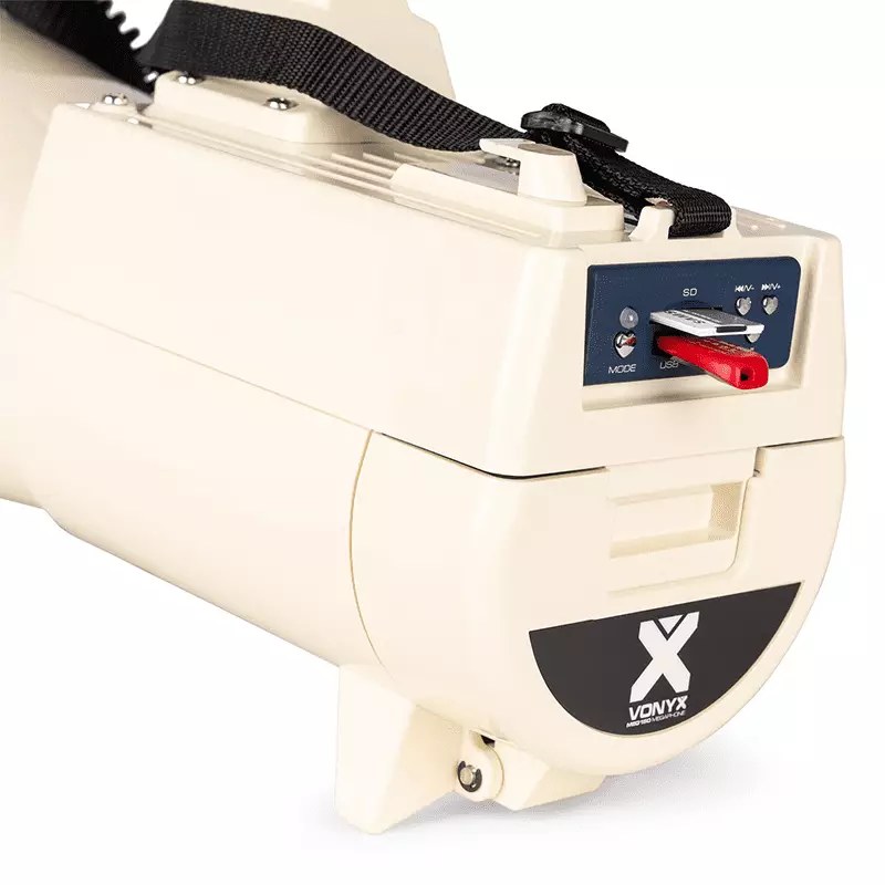 Vonyx MEG150 Megaphone REC/Siren/USB/BT/Battery 200W — view 3